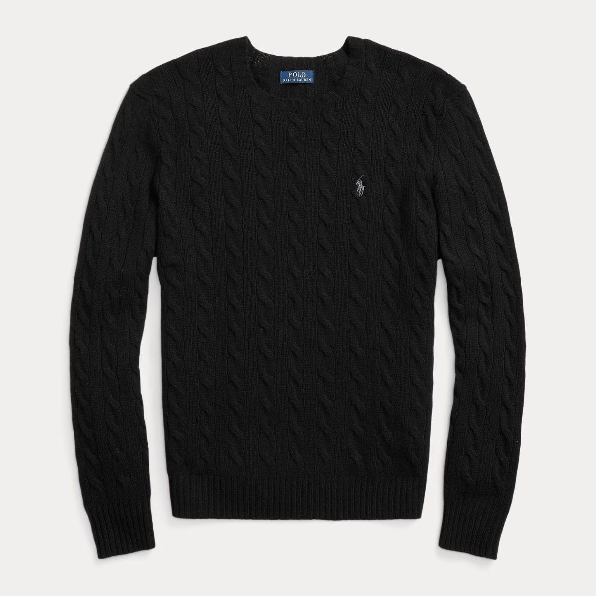 Pull en Laine et Cachemire à Motif Torsadé