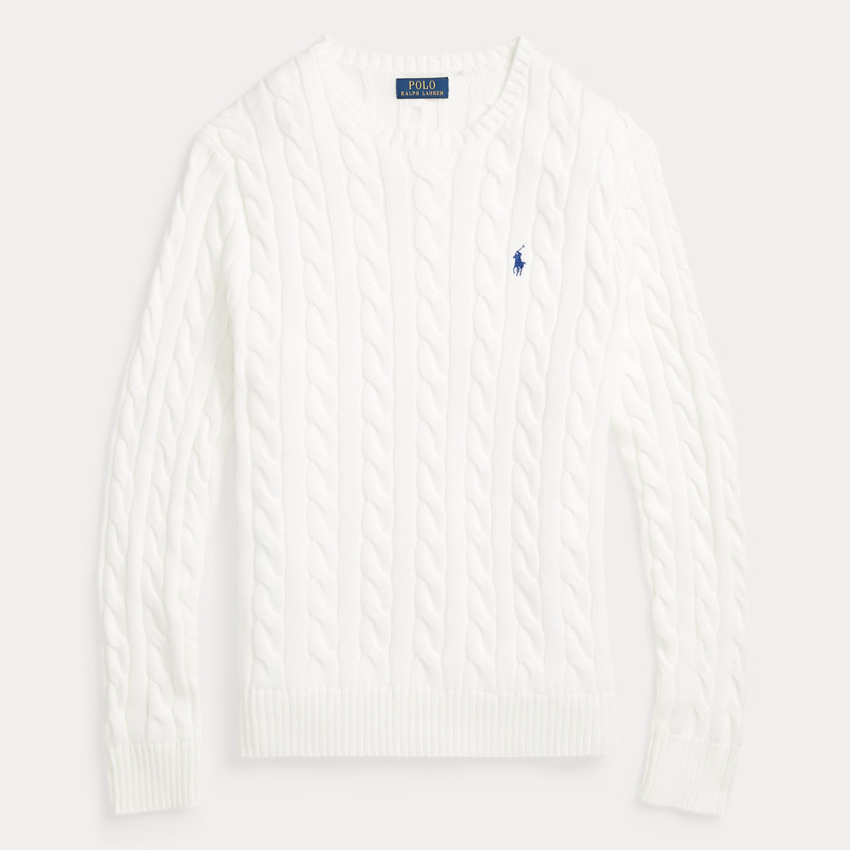 Pull en Coton à Motif Torsadé