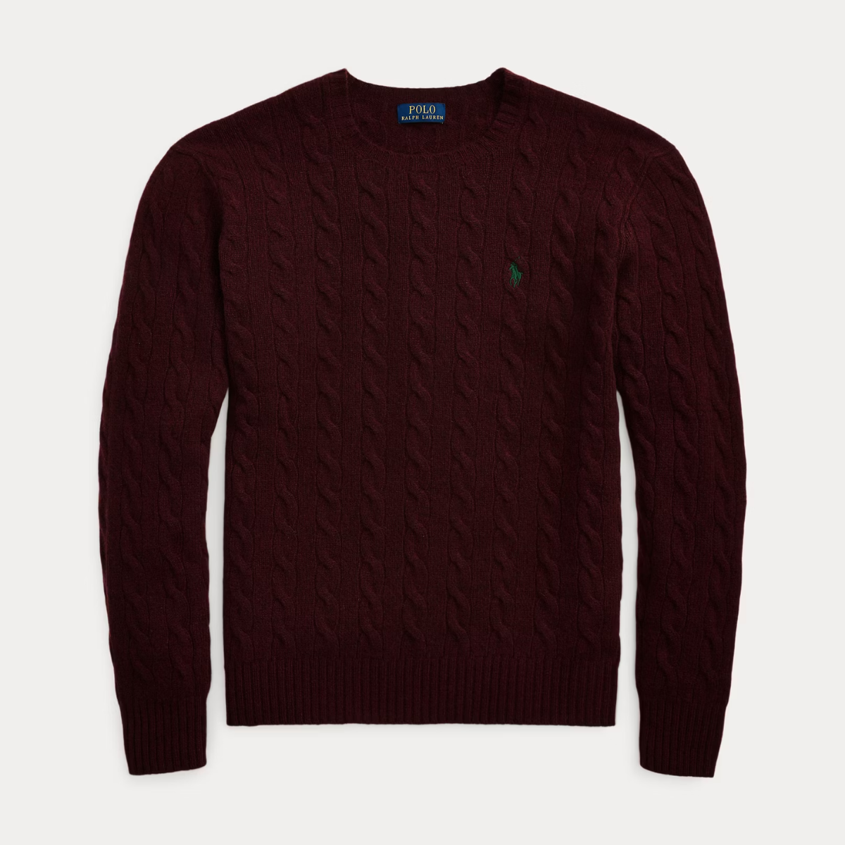 Pull en Laine et Cachemire à Motif Torsadé