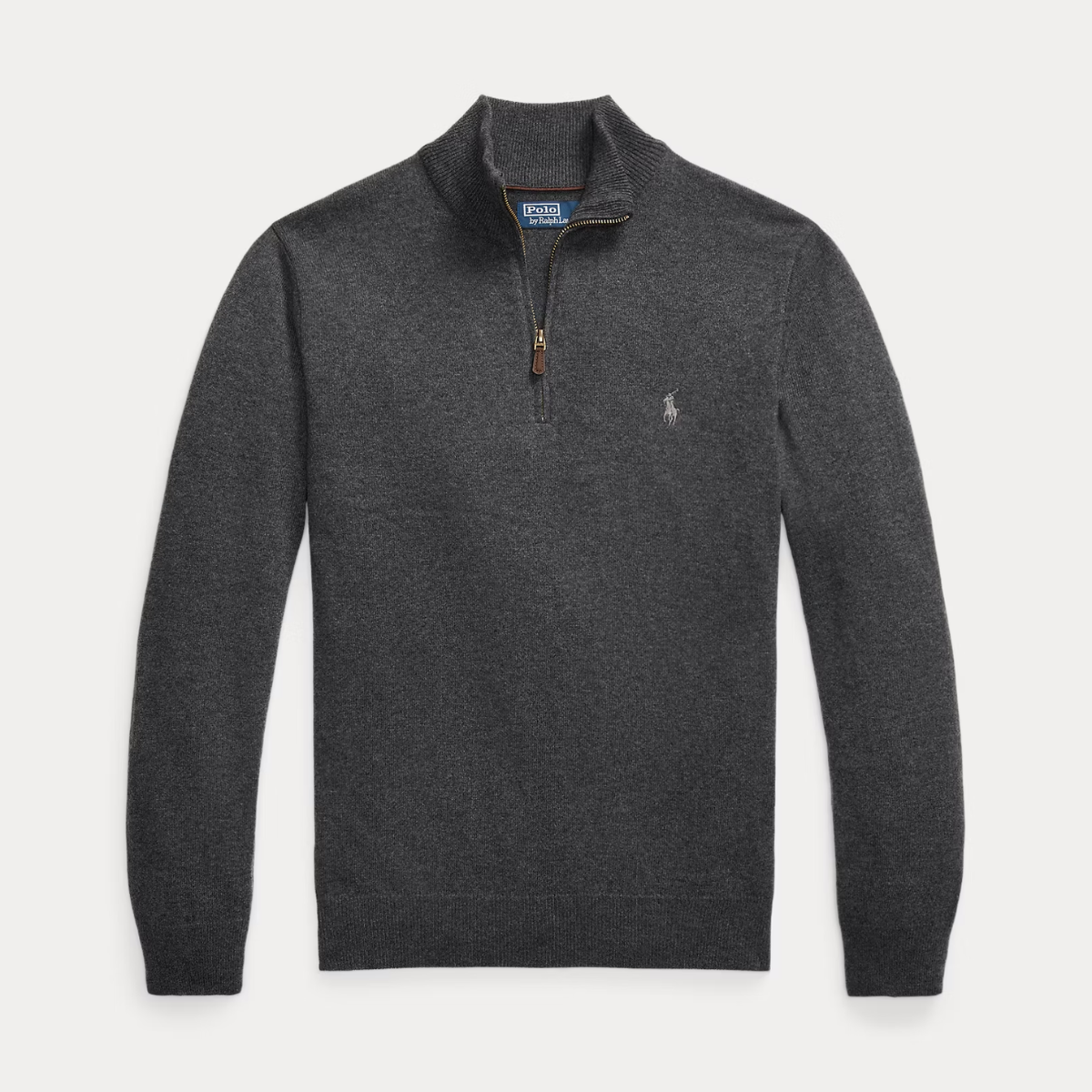 Pull en Laine à Fermeture Éclair Quart